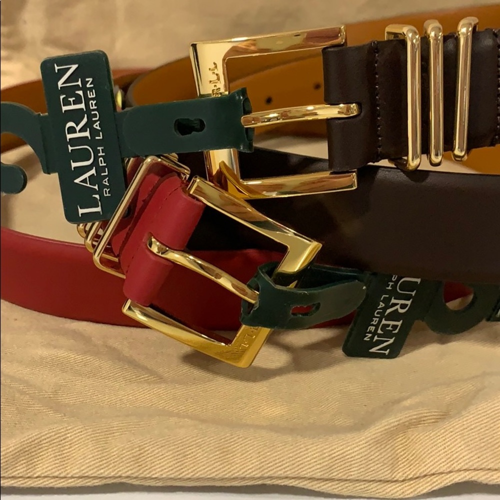 BRAND NEW LAUREN RALPH LAUREN BELTS (set)